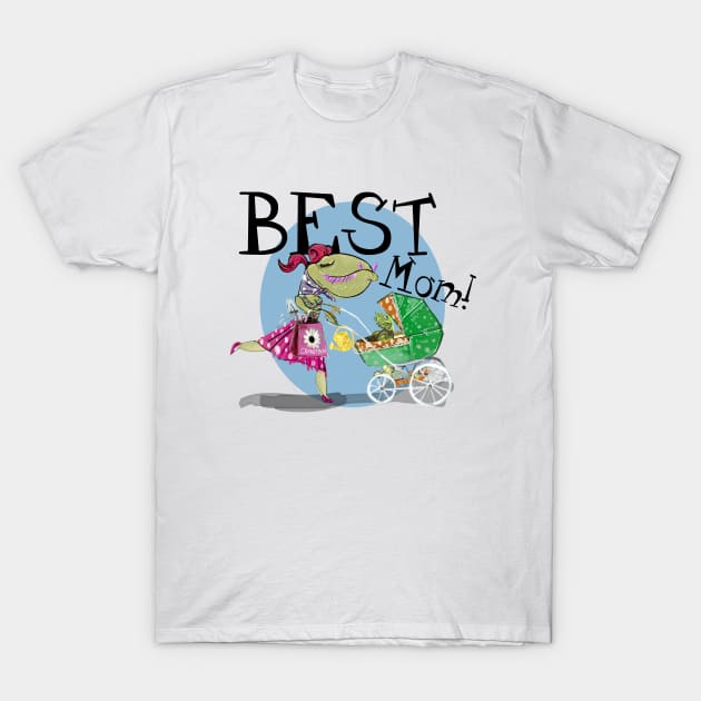 Best Mom T-Shirt by belettelepink
